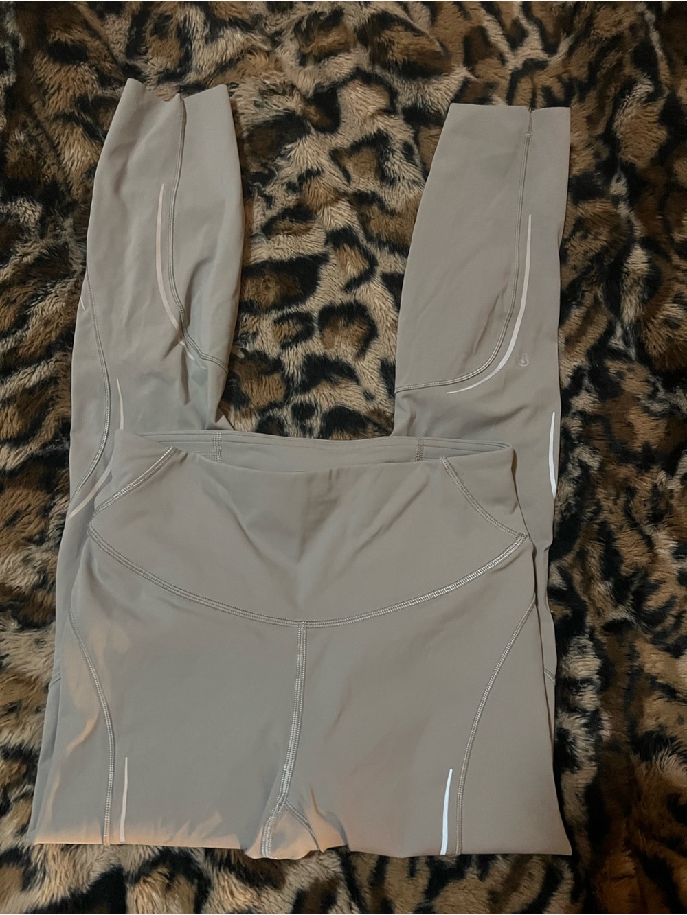 Lululemon High-Waist Grey Active Leggings